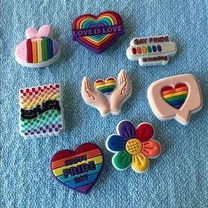 Jibbitz Rainbow Pride Jibbitz Set